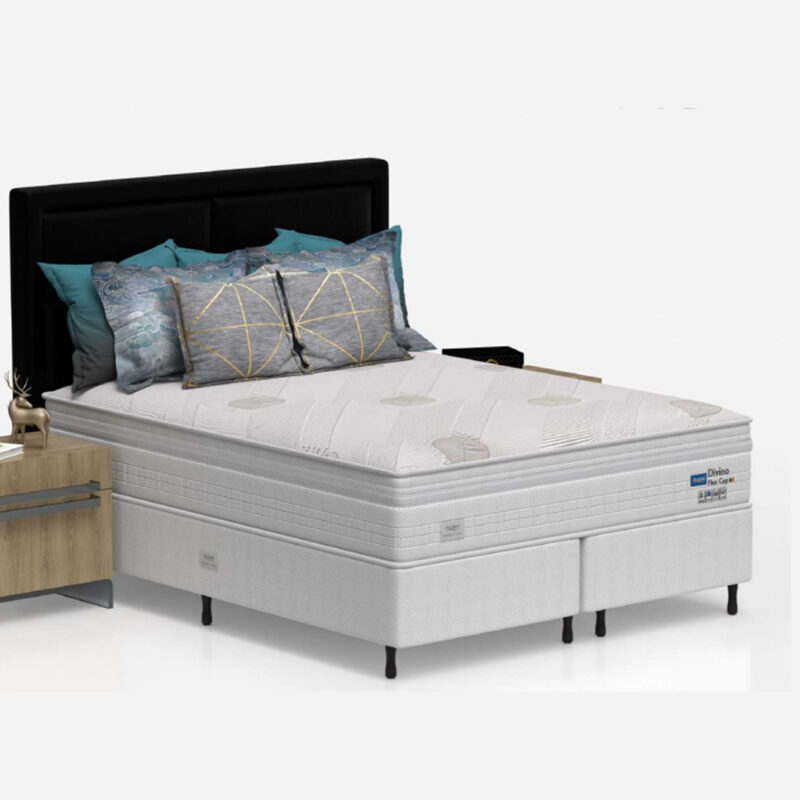 Colchão King Mola Ensacada Probel Divino Luxury Látex Flex Cup (193x203x36cm)