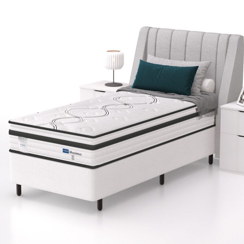 Conjunto Box Solteiro Mola Ensacada Máximus Plus Probel